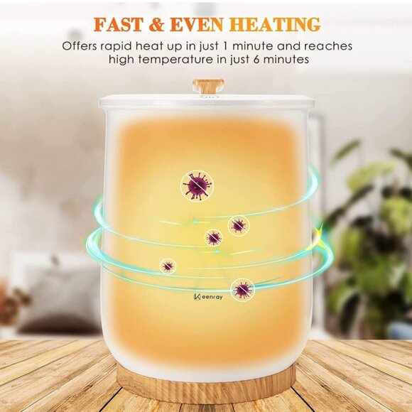 NEW Keenray Towel Warmer, Luxury Towel Warmer Bucket - Large Towel Warmer White - Picture 2 of 16